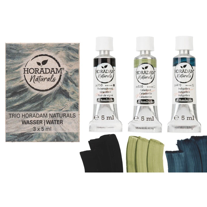 Set di acquerelli Trio Acqua HORADAM Naturals