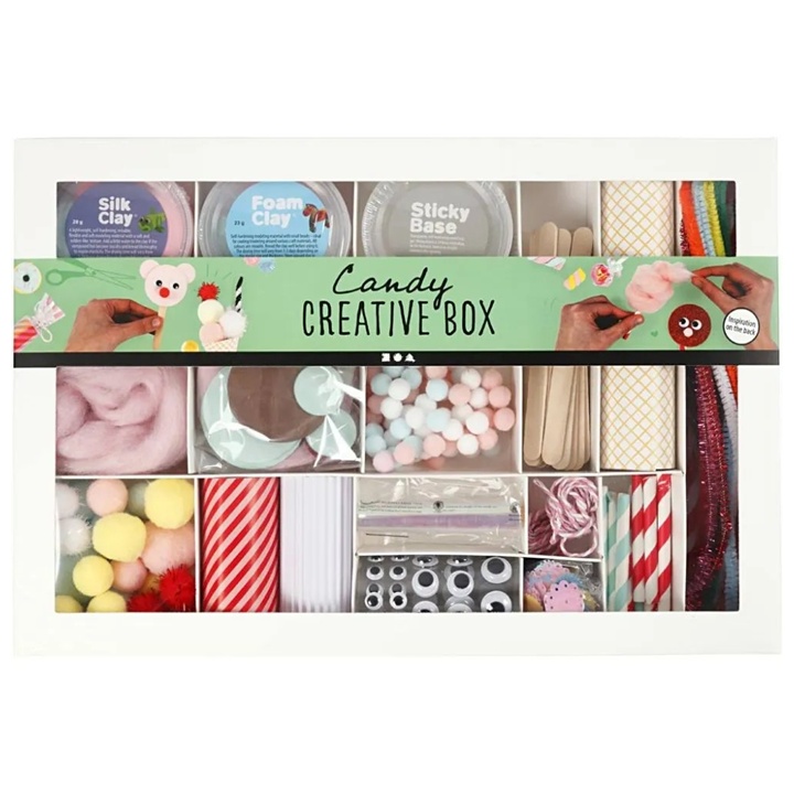 Set di caramelle creative - Mix di materiali