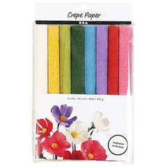 Set di carta crespa | Vari colori