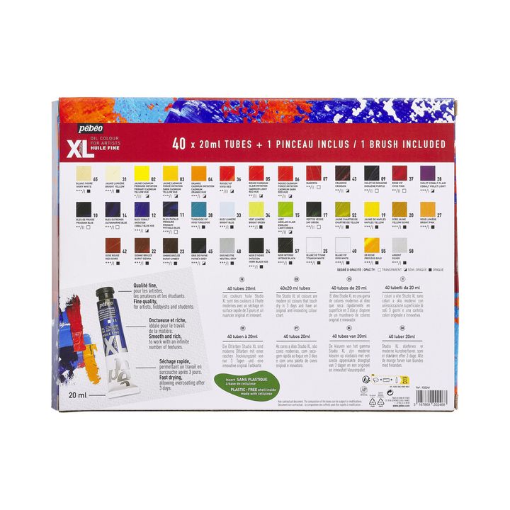 Set di colori ad olio Pebeo Studio XL