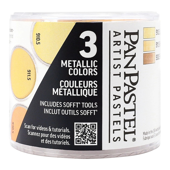 Set di pastelli metallici PanPastel - Oro