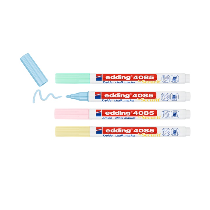 Set di pennarelli a gesso EDDING 4085 tonalità pastello