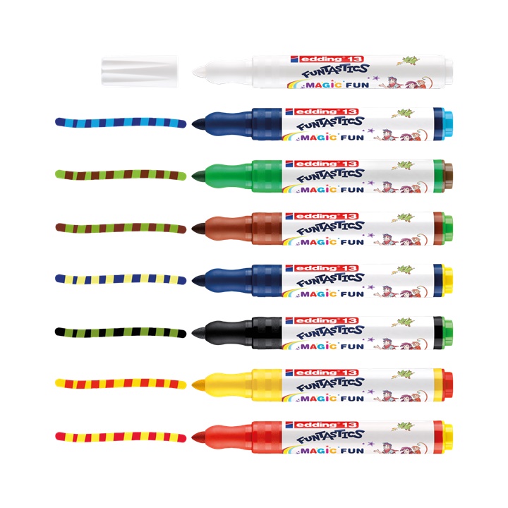 Set di pennarelli per bambini EDDING FUNTASTICS MAGIC FUN