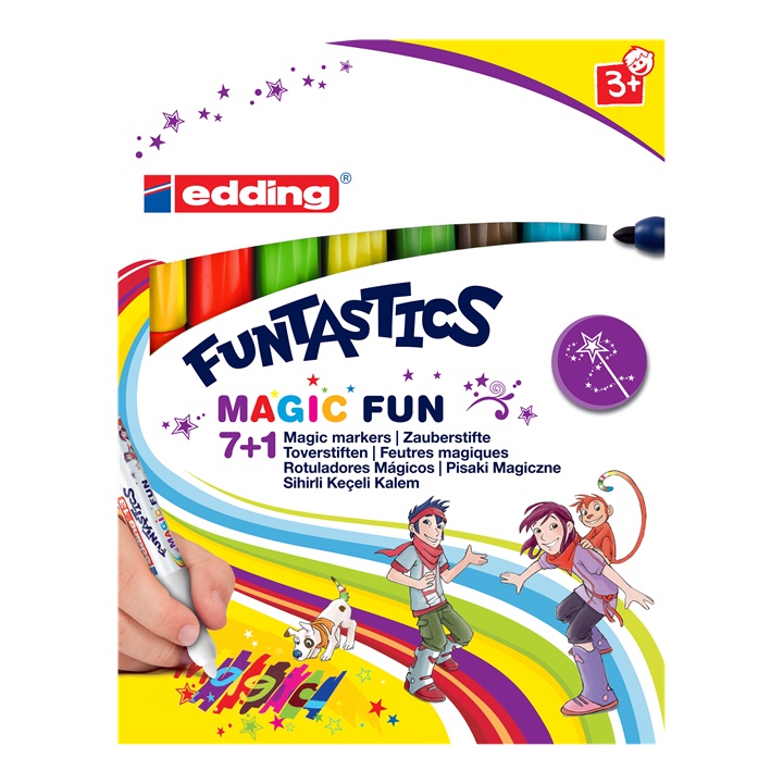Set di pennarelli per bambini EDDING FUNTASTICS MAGIC FUN