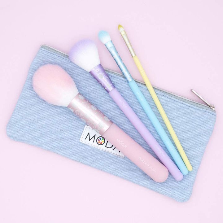 Set di pennelli cosmetici Posh Pastel 5 pezzi