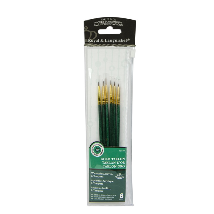 Set di pennelli per dettagli Royal & Langnickel Set di pennelli per dettagli Royal & Langnickel