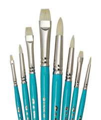 Set di pennelli per pittura Royal & Langnickel Dry Brush - 8 pezzi