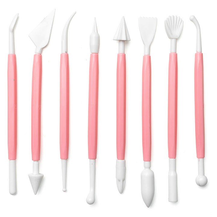 Set di strumenti di modellazione bifacciali 8 pezzi
