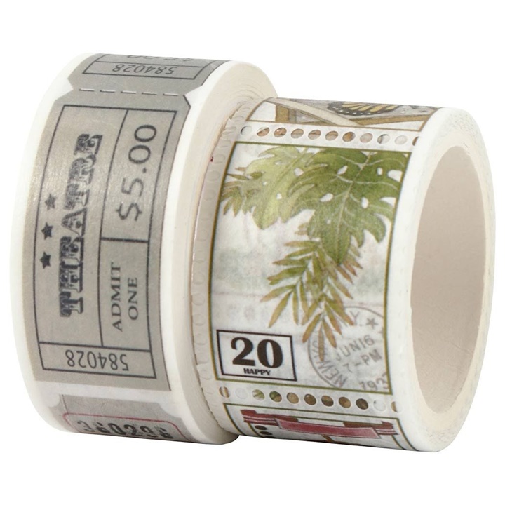 Set nastri Washi - foglie e natura