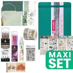 Set per il journaling di arte botanica