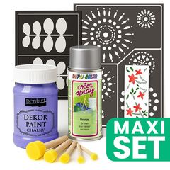 Set per il rinnovo dei mobili con vernice spray argento - Viola