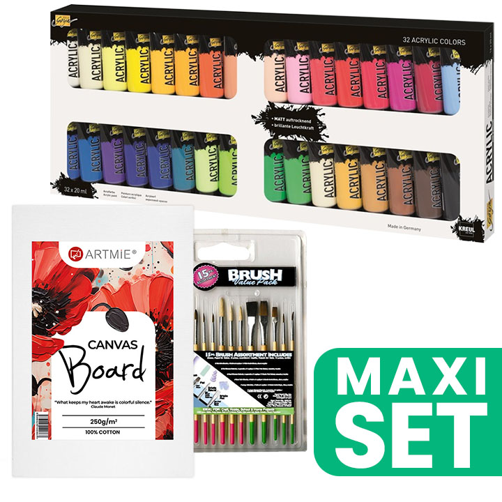 Set per pittura acrilica Set per pittura acrilica