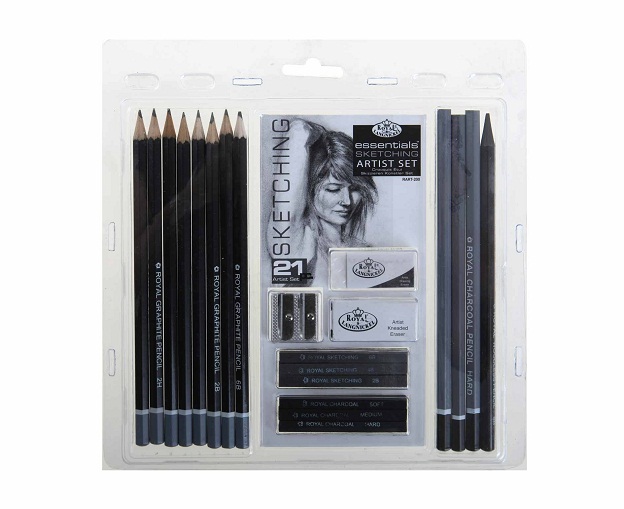 Set per schizzo e disegno - 21 pz (Royal & Langnickel - Set di)