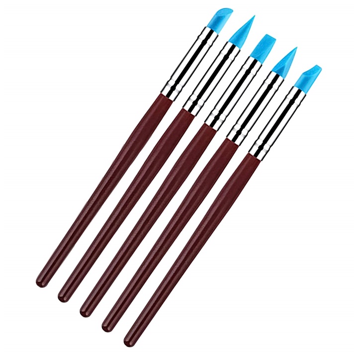 Spazzole in silicone 5 pezzi