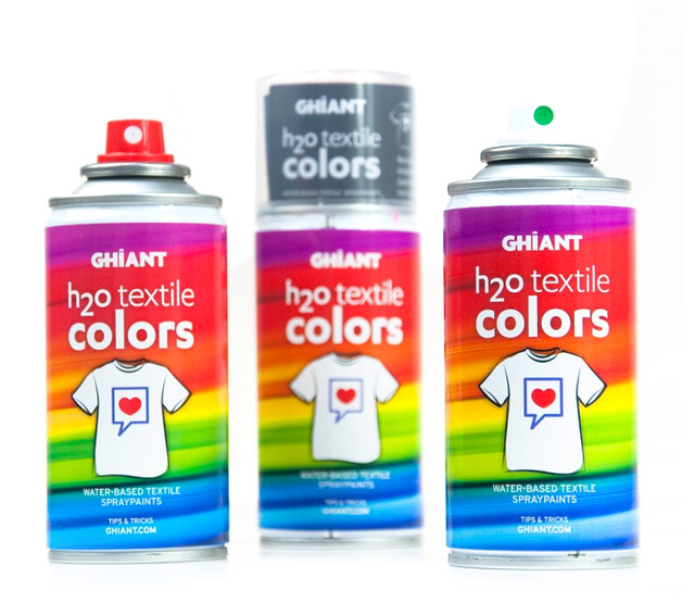 Spray per tessuti Ghiant H2O 150 ml - sceglie tonalità