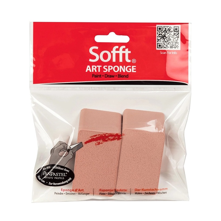 Spugne per applicazioni pastello angolate Sofft
