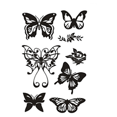 Stampe trasparenti - farfalle