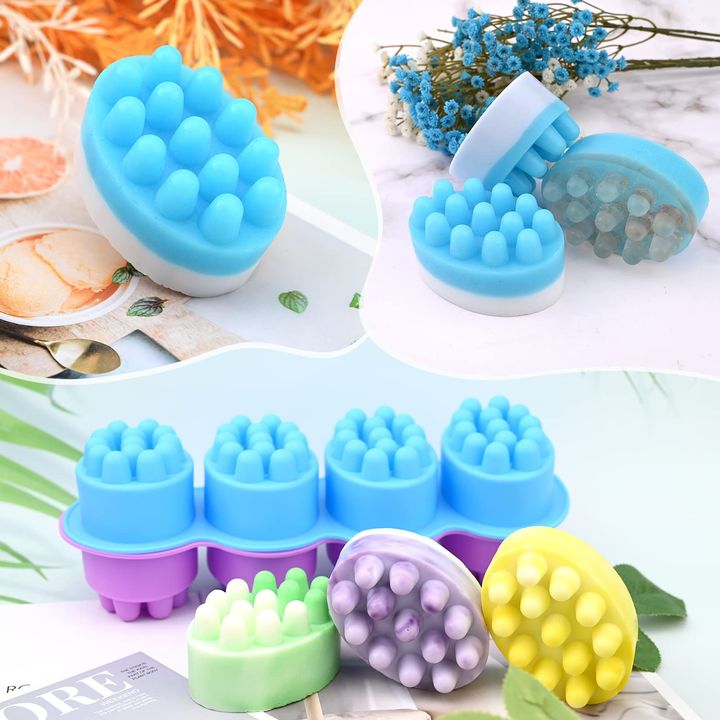 Stampo in silicone per colata di sapone - ovale