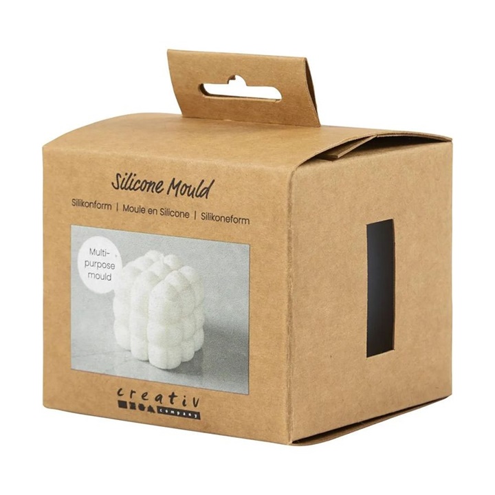 Stampo in silicone - Quadrato con bolle