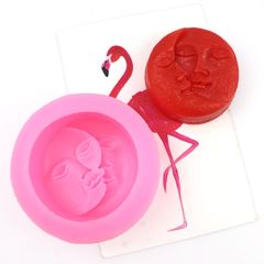 Stampo per colata in silicone - Sole e Luna