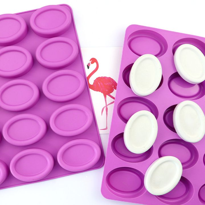 Stampo per sapone in silicone - ovale