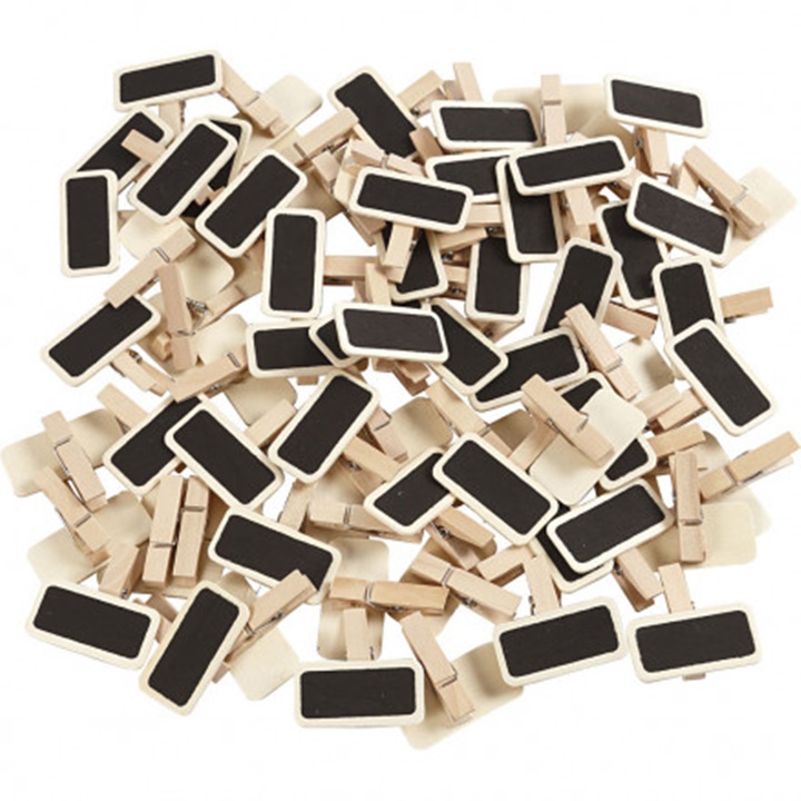 Tavola con pinze 100 pezzi (tavola di legno)