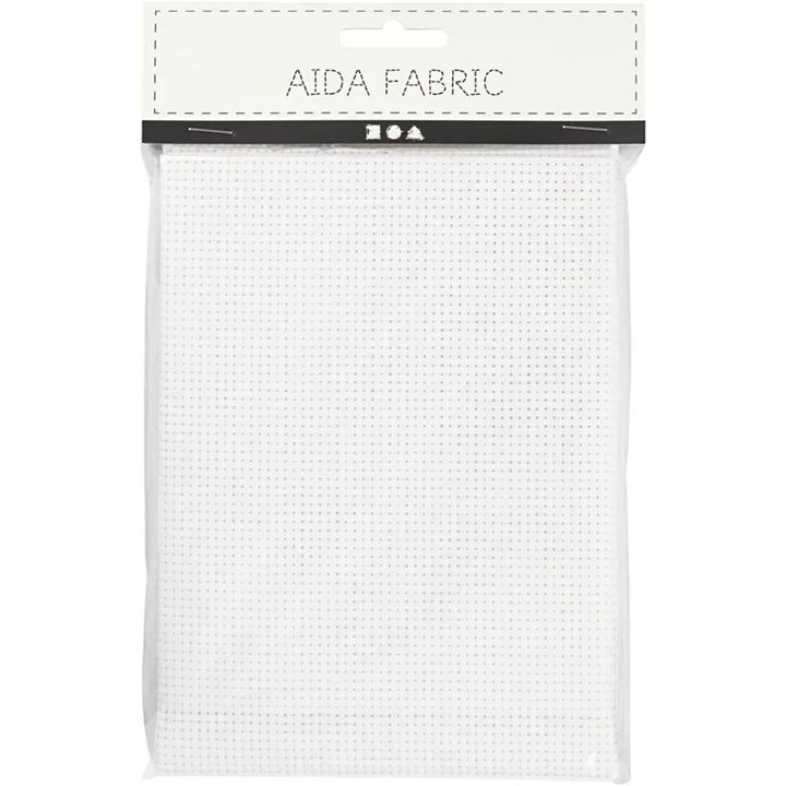 Tessuto da ricamo AIDA 50x50 cm 43 quadretti da 10 cm