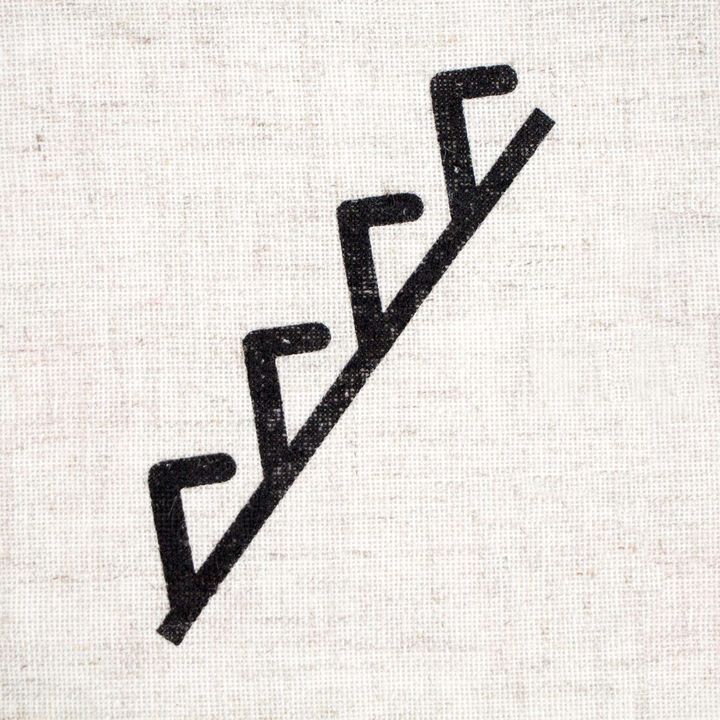 Timbro in legno ROSA TALENT n. 7 Geometria