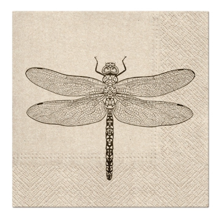 Tovaglioli per decoupage Dragonfly - 1 pezzo 