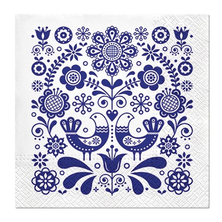 Tovaglioli per decoupage Folk Stamp - 1pz Tovaglioli per decoupage Folk Stamp - 1pz