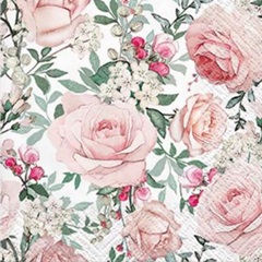 Tovaglioli per decoupage Gorgeous Roses - 1 pezzi