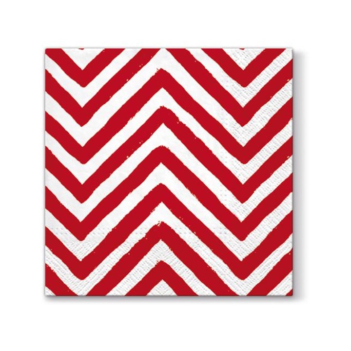 Tovaglioli per decoupage rosso e bianco 1 pz. Tovaglioli per decoupage rosso e bianco 1 pz.