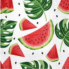 Tovaglioli per decoupage Tasty Watermelons - 1 pezzo