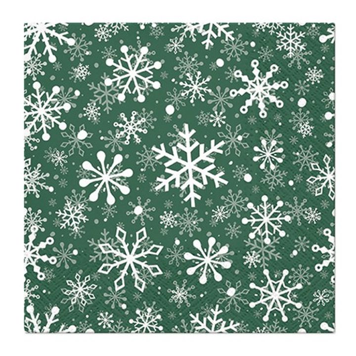 Tovagliolo per decoupage Christmas Snowflakes - 1 pz