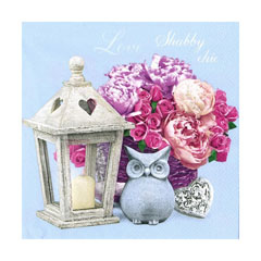 Tovagliolo per decoupage - Shabby Chic - 1 pz