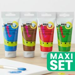 Vantaggioso set di vernici per bambini - 4 tinte