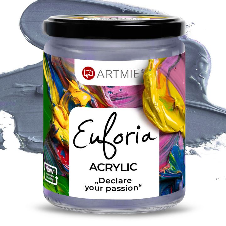 Vernice acrilica ARTMIE EUFORIA 430 ml | 512 blue-grey Vernice acrilica ARTMIE EUFORIA 430 ml | 512 blue-grey