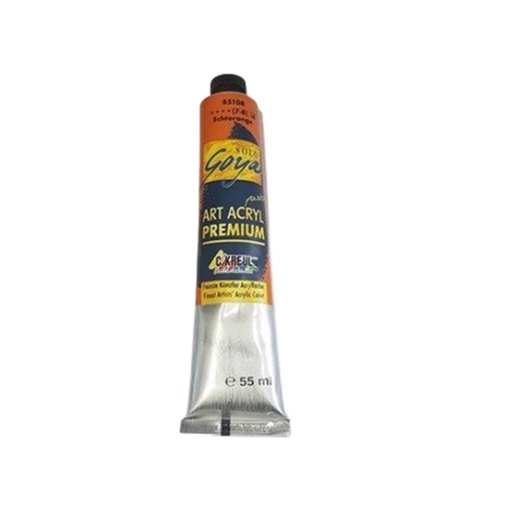 Vernice acrilica Premium SOLO GOYA 55 ml | true orange