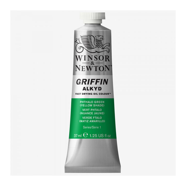 Winsor & Newton Griffin Alkyd 37 ml Phthalo Green Yellow Shade
