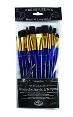 Zip n’ Close Set - Soft Black Taklon 12 pennelli SET-9301